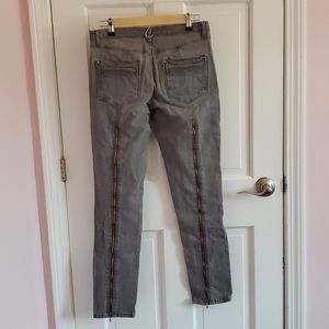 Edgy Zipper Leg Jeans